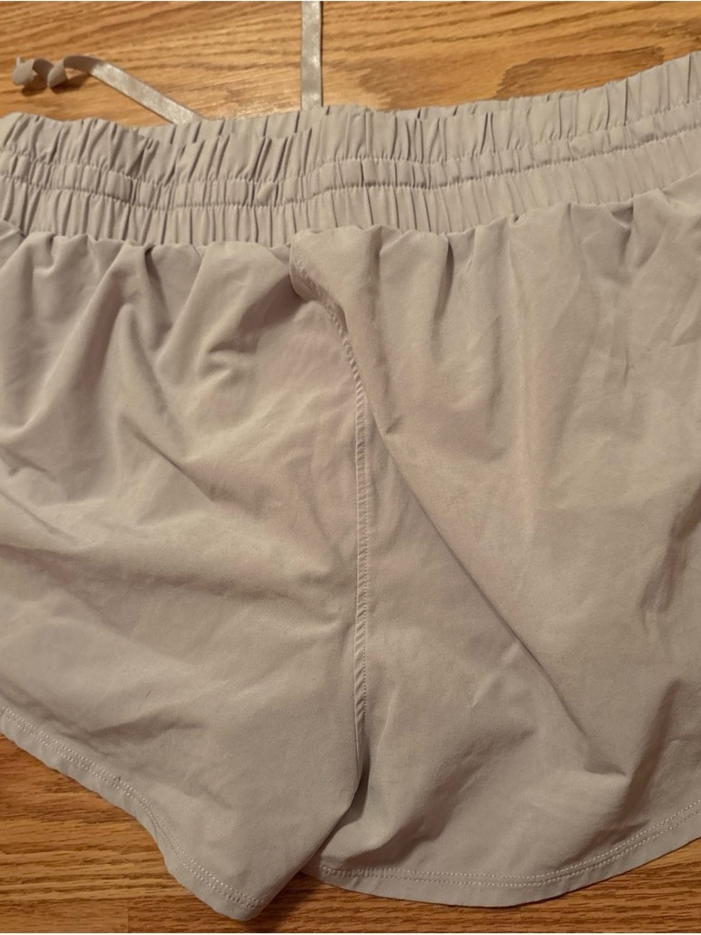 JoyLab Light Gray Layered Athletic Drawstring Shorts - Picture 3 of 3